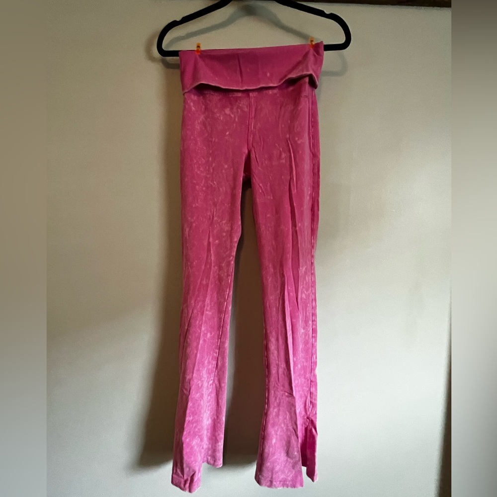 VS Pink fold over leggings